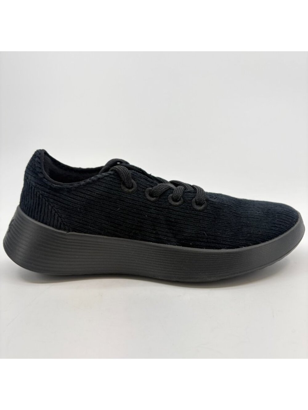 Allbirds Wool Runner Go Womens Size 6.5 Black Athletic Running Shoes Sneakers